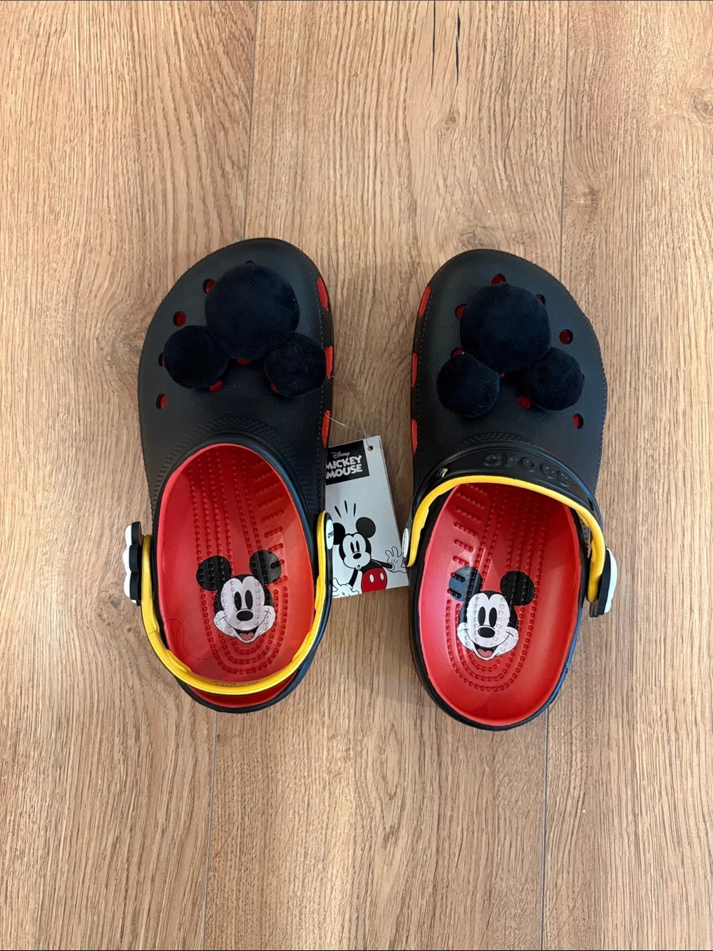 CROCS Mickey Mouse Black Red and Yellow Men’s Clog Sandals